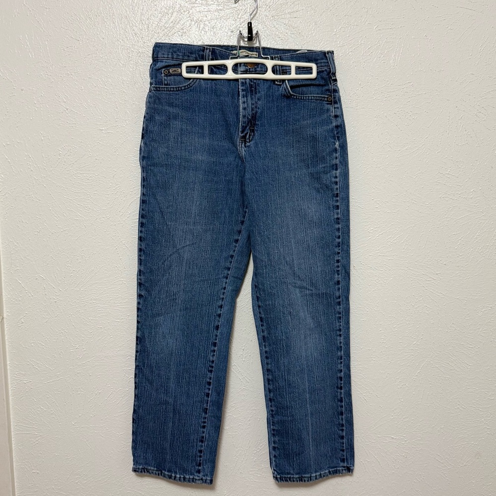 Lee Women's Straight Leg Blue Jeans